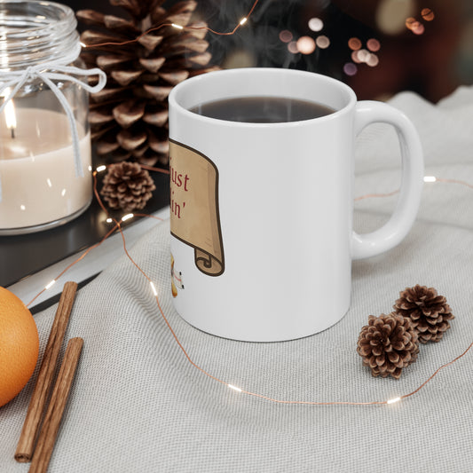 I'm Just Chillin' 11oz Mug - Fun Coffee Cup for Relaxation & Gifts