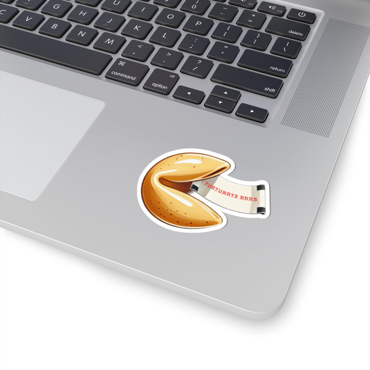 Fortune Cookie Kiss-Cut Sticker - Fun & Quirky Design for Your Laptop & Decor